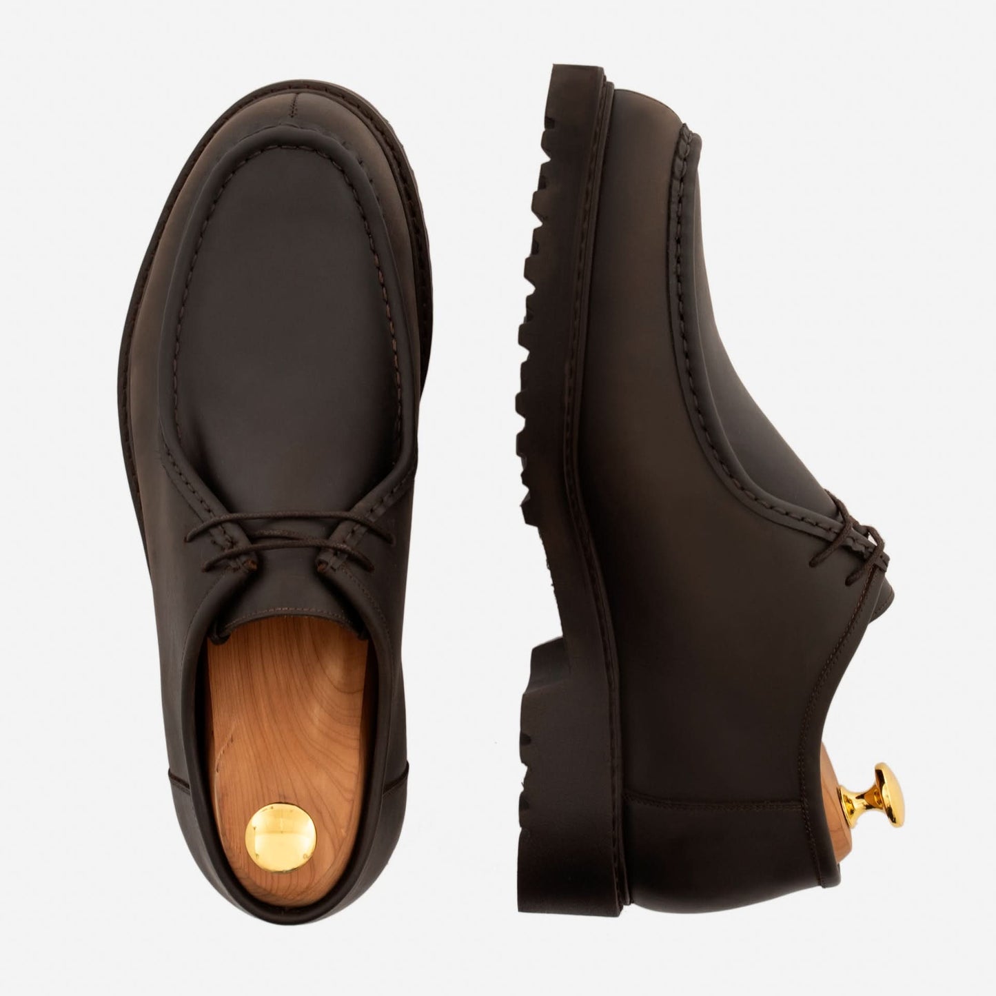 Theo Derby Men’s Pull Up Leather
