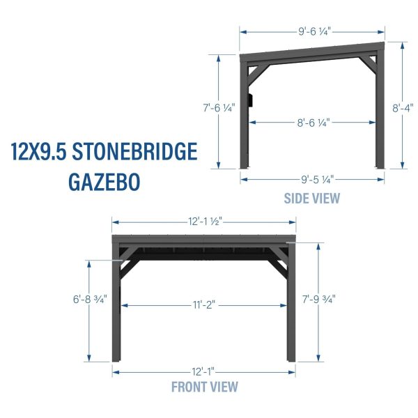 12x9.5 Stonebridge Gazebo - Image 3