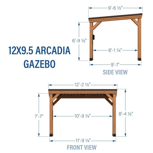 12x9.5 Arcadia Gazebo - Image 3