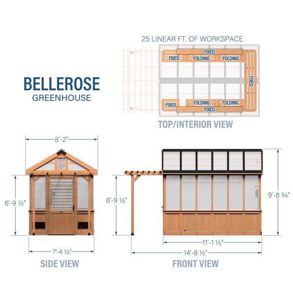 11x7 Bellerose Greenhouse - Image 3