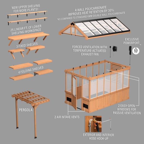 11x7 Bellerose Greenhouse - Image 17