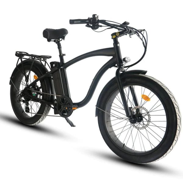 Coastal Cruiser Step Over Beach Cruiser Electric Bike - 750W, 52V, 17Ah, rack and fenders included! - Image 2