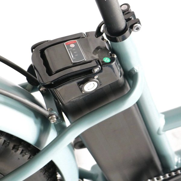 Coastal Cruiser Fat Tire Step Thru Beach Cruiser Electric Bike - 750W, 52V, 21Ah, rack and fenders included! - Image 26