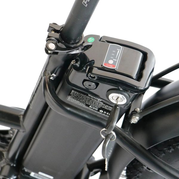 Coastal Cruiser Fat Tire Step Thru Beach Cruiser Electric Bike - 750W, 52V, 21Ah, rack and fenders included! - Image 10