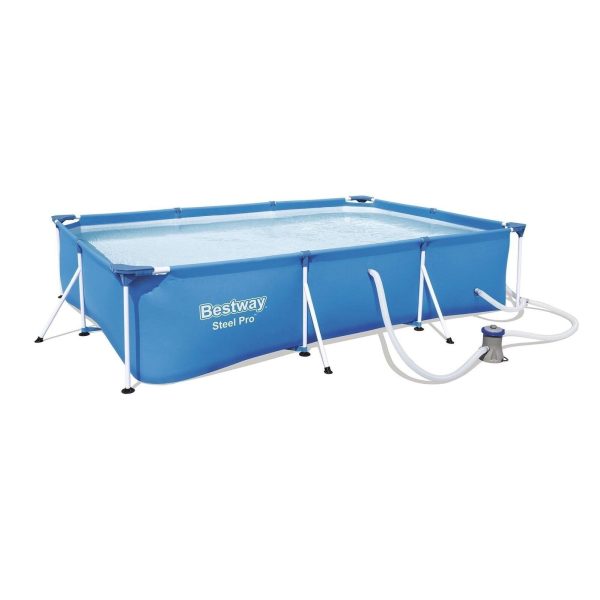 Bestway Steel Pro 118 x 79 x 26″ Frame Above Ground Pool Set - Image 10