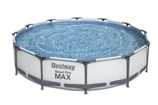 Bestway Steel Pro 12ft x 30in Frame Above Ground Pool Set with Pump - Image 9