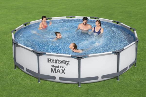 Bestway Steel Pro 12ft x 30in Frame Above Ground Pool Set with Pump - Image 8