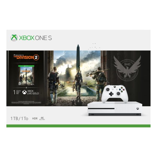 Microsoft Xbox One S 1TB Tom Clancy's The Division 2 Console Bundle, White, 234-00872 - Image 3