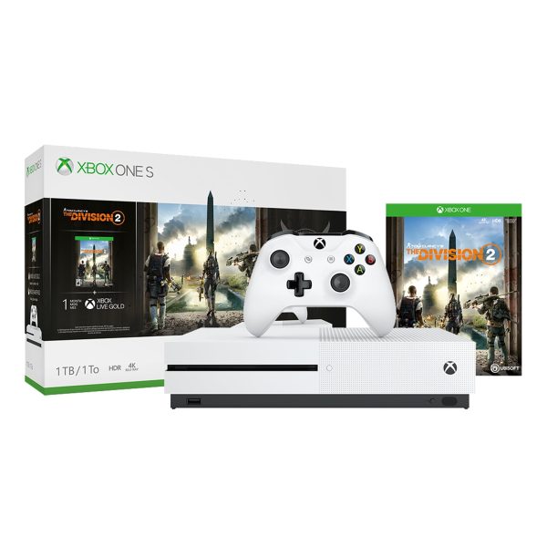 Microsoft Xbox One S 1TB Tom Clancy's The Division 2 Console Bundle, White, 234-00872 - Image 2