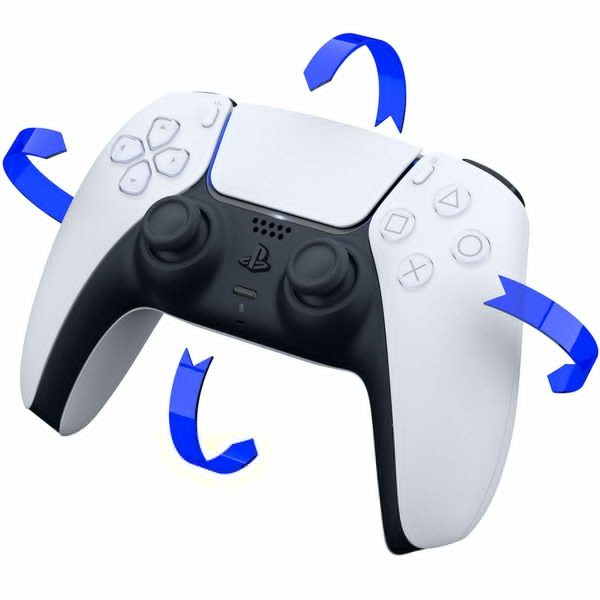 PlayStation 5 Disc Edition with Two Controllers White and Starlight Blue DualSense and Mytrix Dual Controller Charger - PS5 Gaming Console - Image 3