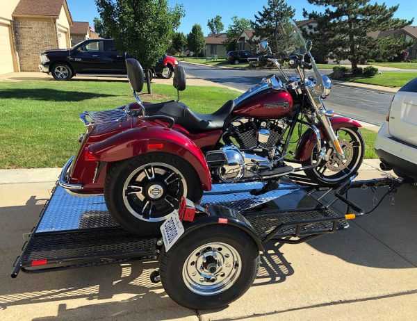 Trike and Spyder Ride-Up SRL Stand-Up Motorcycle Trailer - Image 23