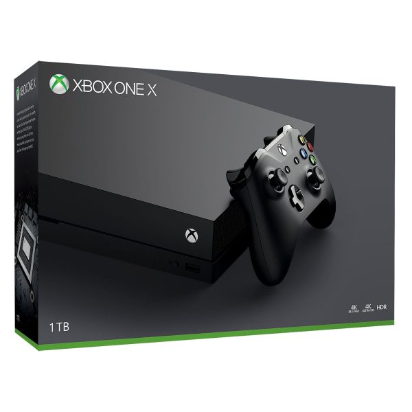 Microsoft Xbox One X 1TB Console, Black, CYV-00001