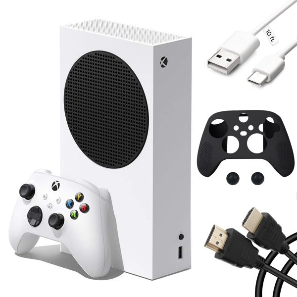 Microsoft Xbox Series S 512GB SSD All-Digital Console with One Wireless Controller, with Mazepoly Accessories