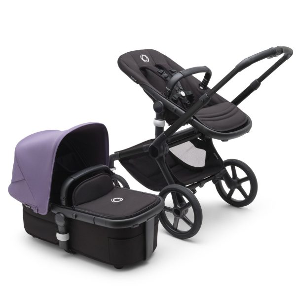 Bugaboo Fox5 Complete Stroller – Black / Midnight Black / Astro Purple - Image 2