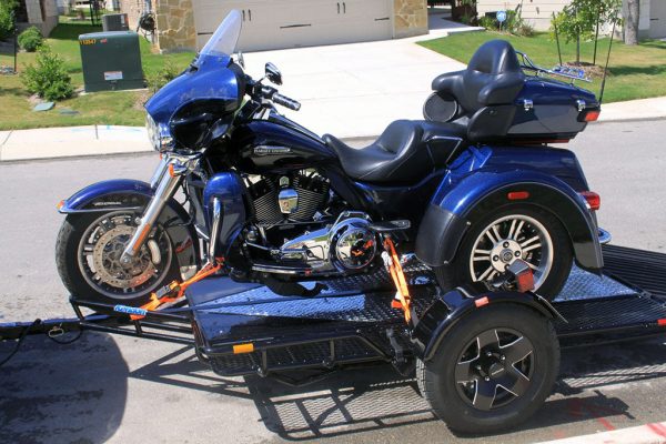 Trike and Spyder Ride-Up SRL Stand-Up Motorcycle Trailer - Image 22