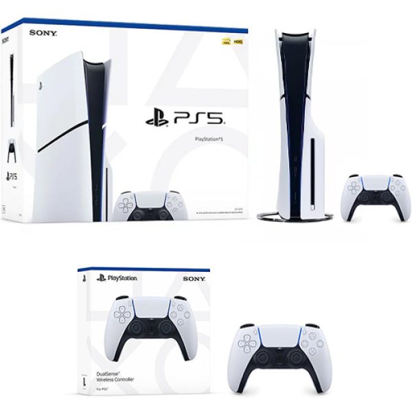 PlayStation 5 Slim Console Extra PlayStation 5 DualSense Wireless Controller - Includes PS5 Console 2 DualSense Controllers - Image 2