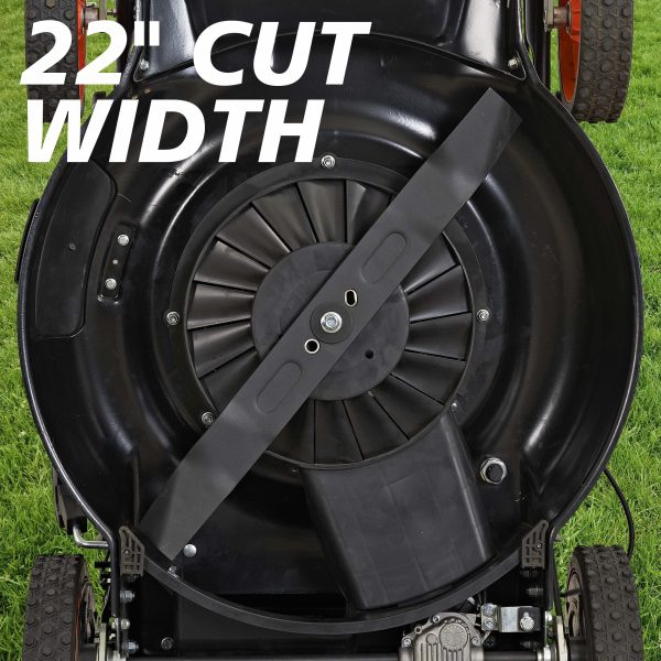 Yard Max 22 in. 201cc SELECT PACE 6 Speed CVT High Wheel RWD 3-in-1 Gas Walk Behind Self Propelled Lawn Mower - Image 2