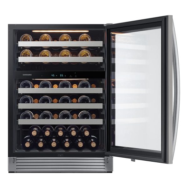 Samsung - 51-Bottle Capacity Wine Cooler - Stainless Steel - Image 5