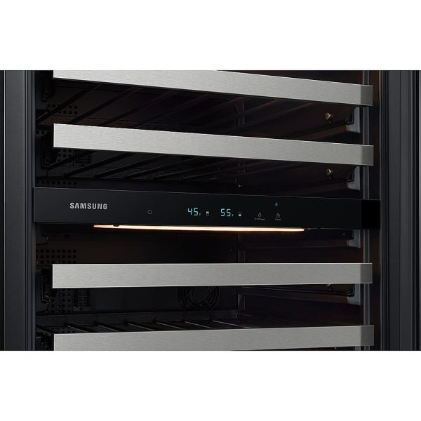 Samsung - 51-Bottle Capacity Wine Cooler - Stainless Steel - Image 3