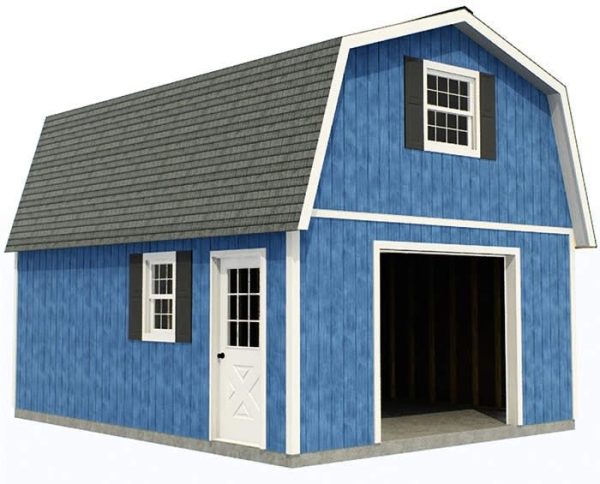 Best Barns Jefferson 16×32 Wood Garage Kit